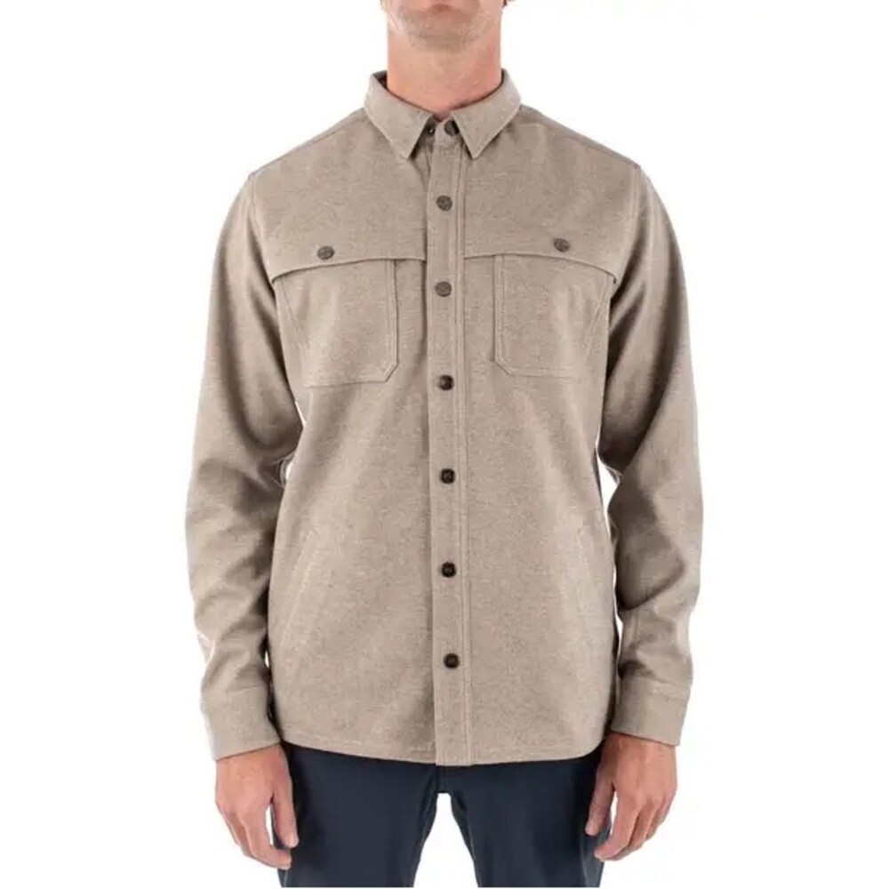 Jetty Men’s Maverick JacShirt - Tan XXL
